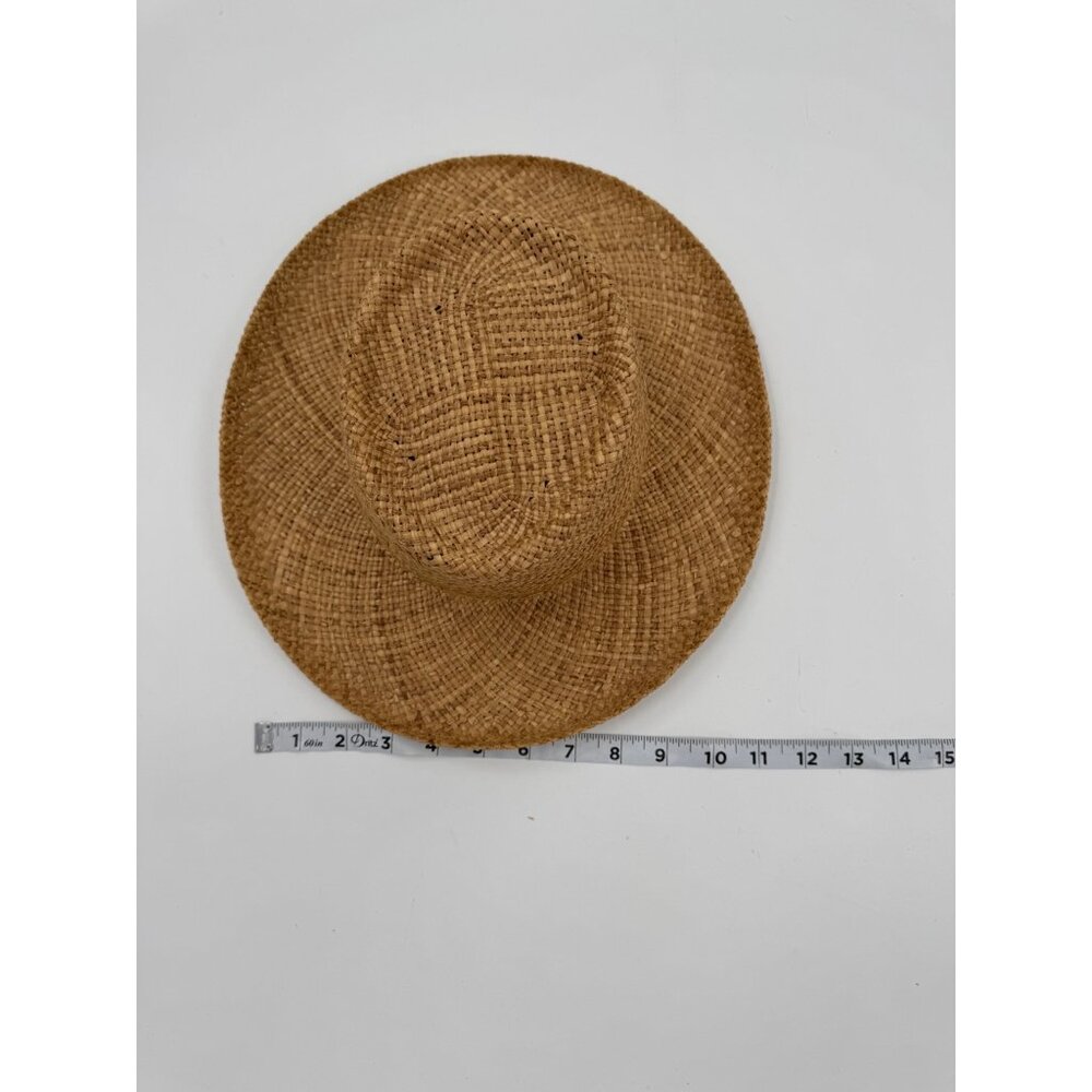 Fedora/Boater silhouette - Wide Brim Straw Sun Hat New York Hat Co. Small - Picture 7 of 9